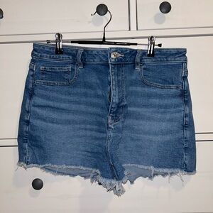 American Eagle Denim Frayed Jean Short